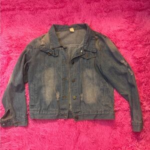 Women’s light denim jacket size medium
